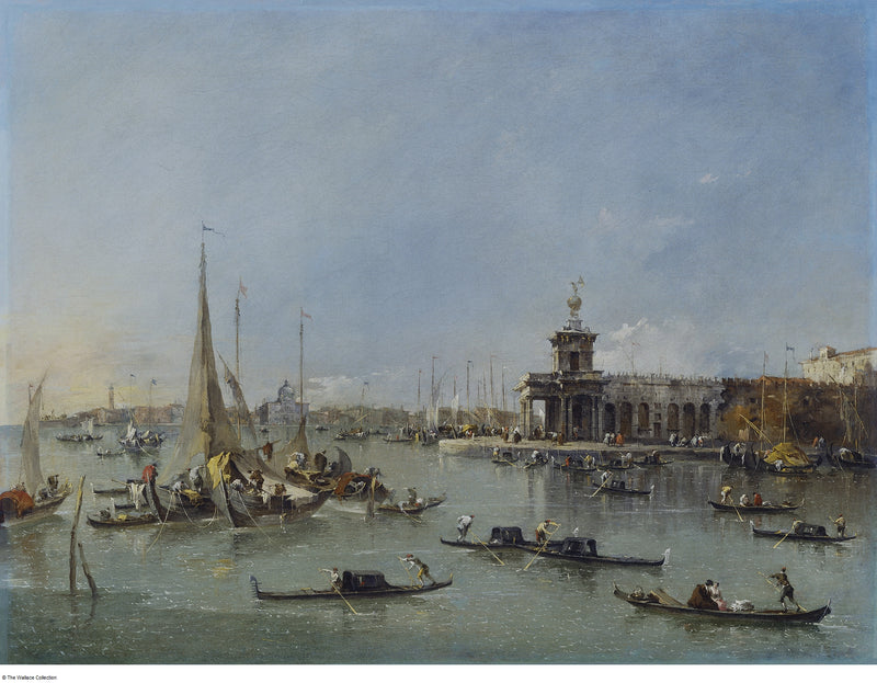 Venice: La Dogana with the Giudecca - Francesco Guardi