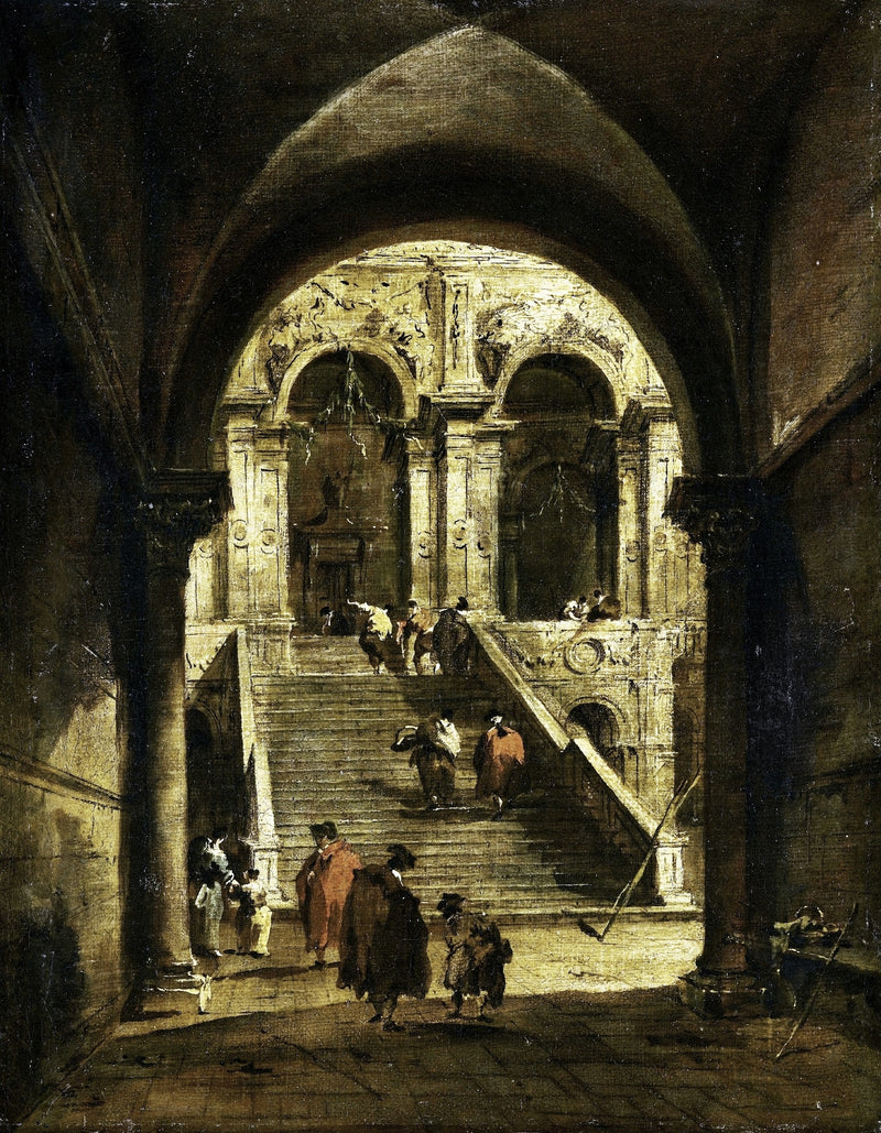 Palace Staircase - Francesco Guardi