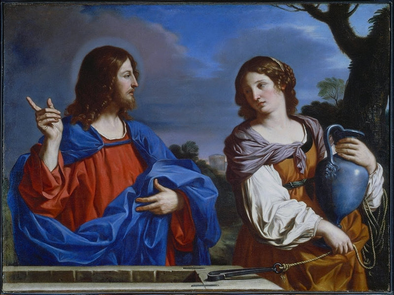 The Christ and the Samaritan Woman - Guercino