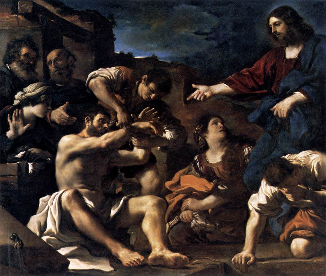 La Résurrection de Lazare - Guercino - Alpha Reproduction