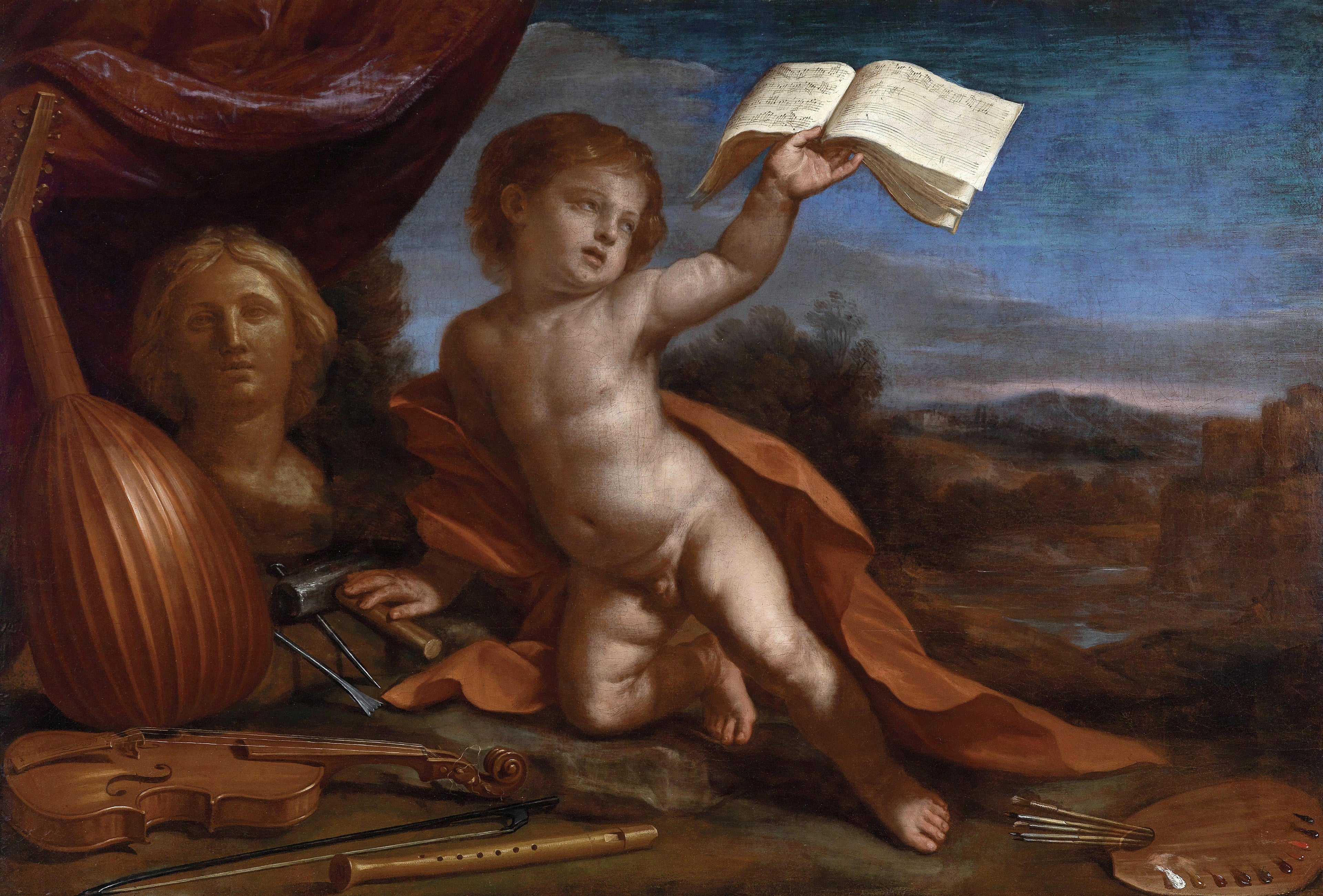 L’amour vertueux - Guercino - Alpha Reproduction