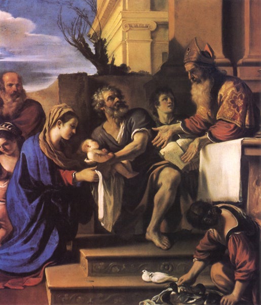 The Presentation of Jesus at the Temple - Guercino
