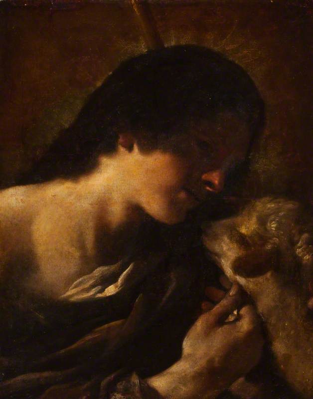 Saint John the Baptist - Guercino