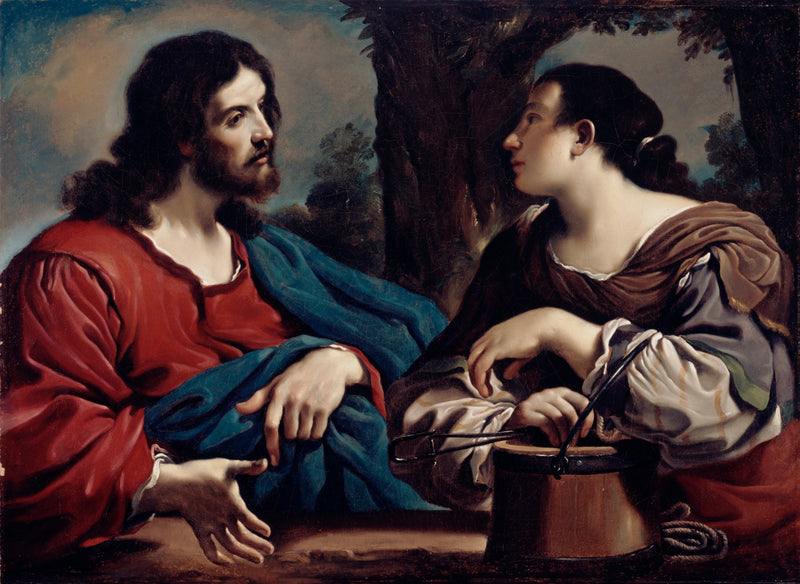 The Christ and the Samaritan Woman - Guercino