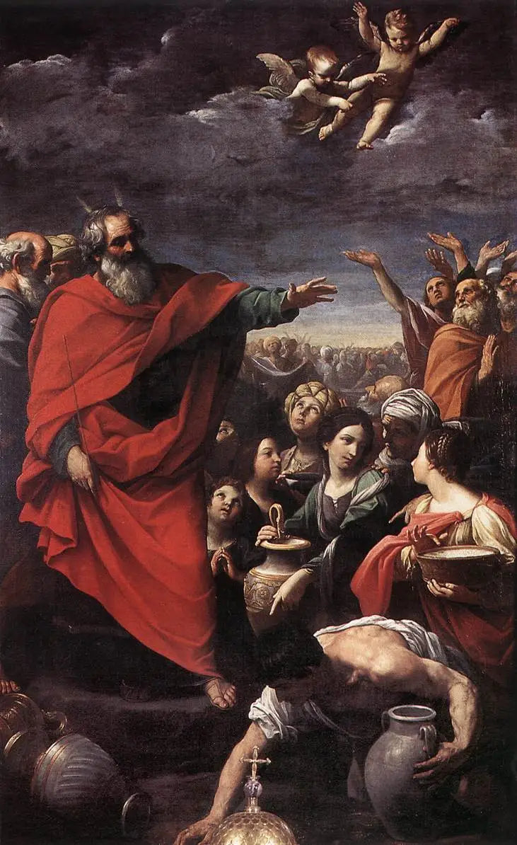 La collecte de la manne - Guido Reni - Alpha Reproduction