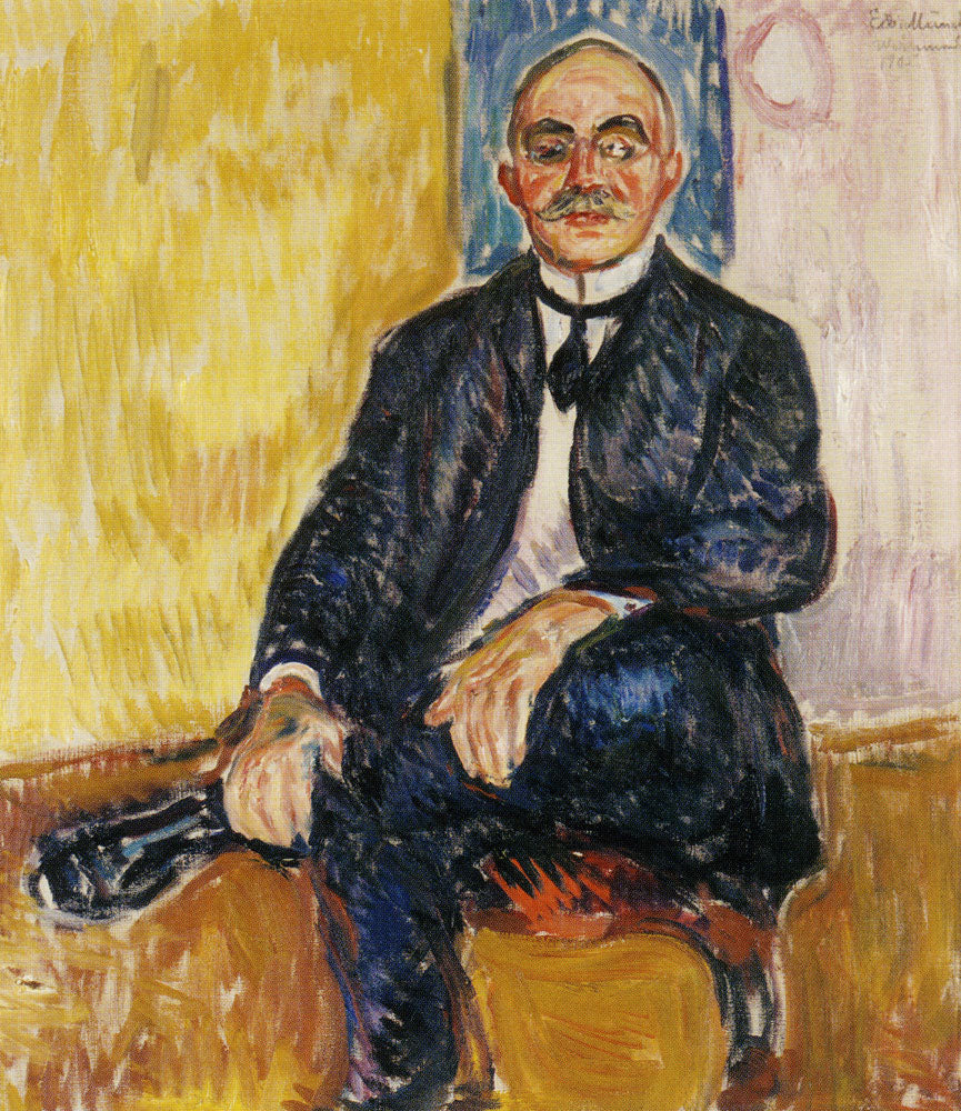 Reproduction du tableau « Gustav Schiefler - Edvard Munch » par Alpha Reproduction en peinture à l’huile