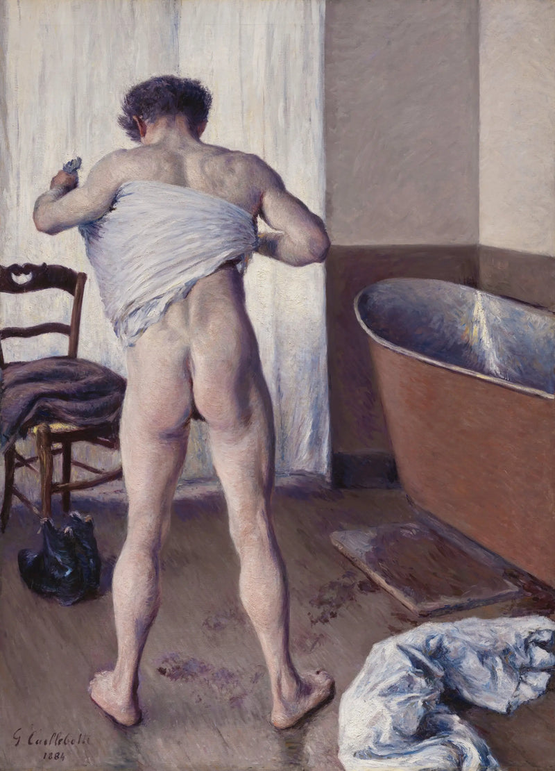 Man at Bath - Gustave Caillebotte