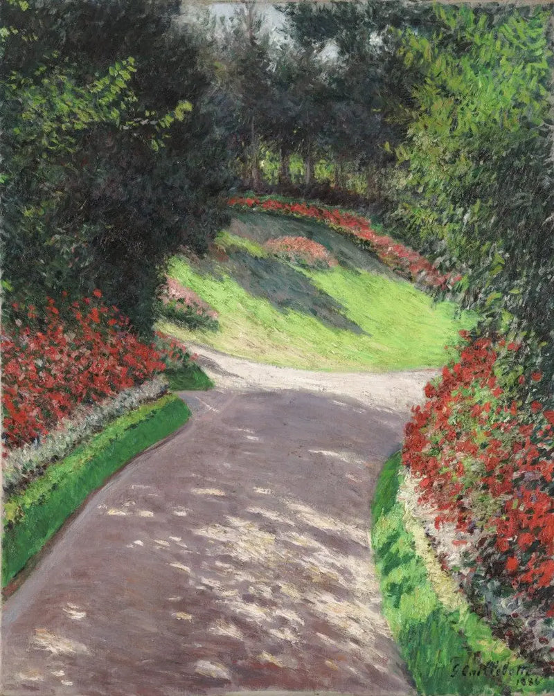 The Garden Path - Gustave Caillebotte