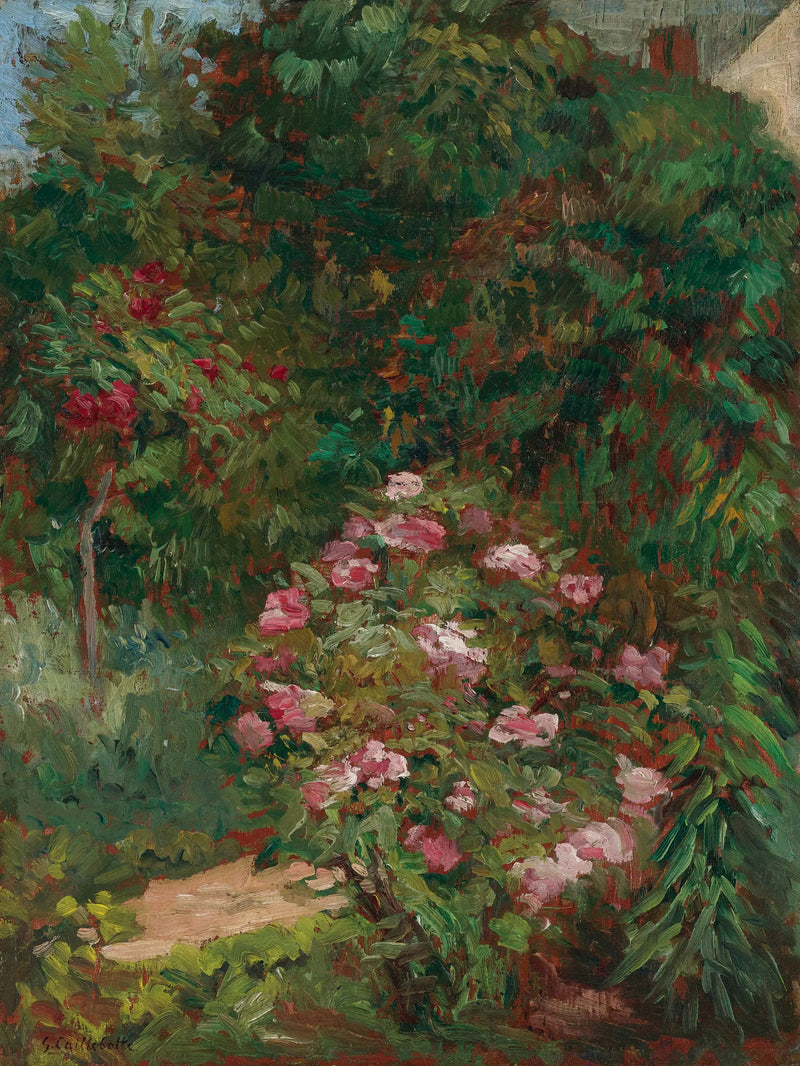 Massif of Flowers, Garden of Petit Gennevilliers - Gustave Caillebotte