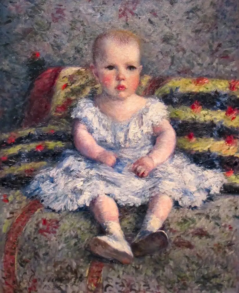 Portrait of Maurice Hugot, Child - Gustave Caillebotte