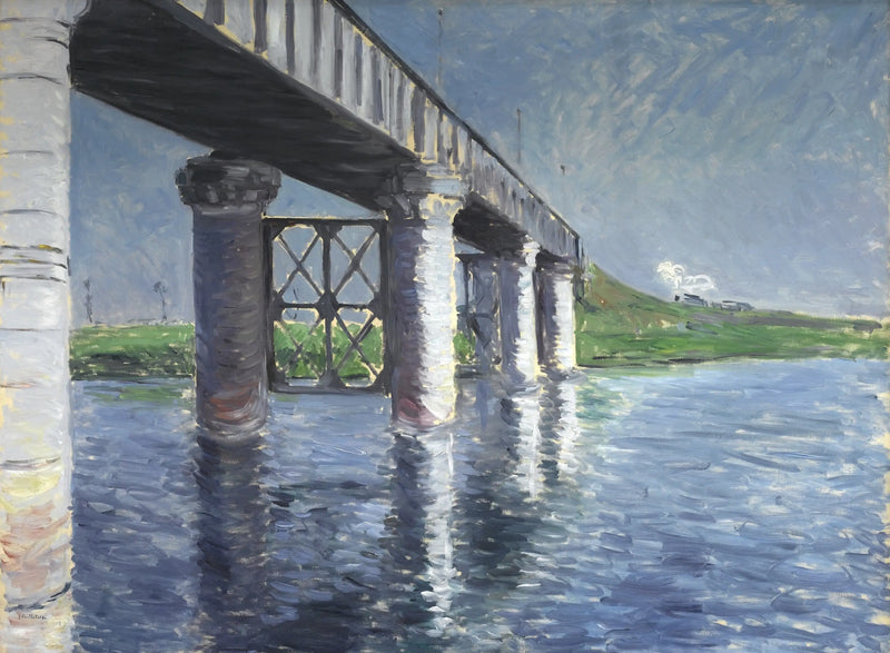 The Seine and the Argenteuil Railway Bridge - Gustave Caillebotte