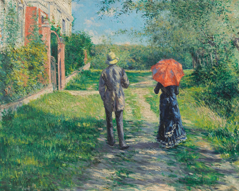 Rising Path - Gustave Caillebotte