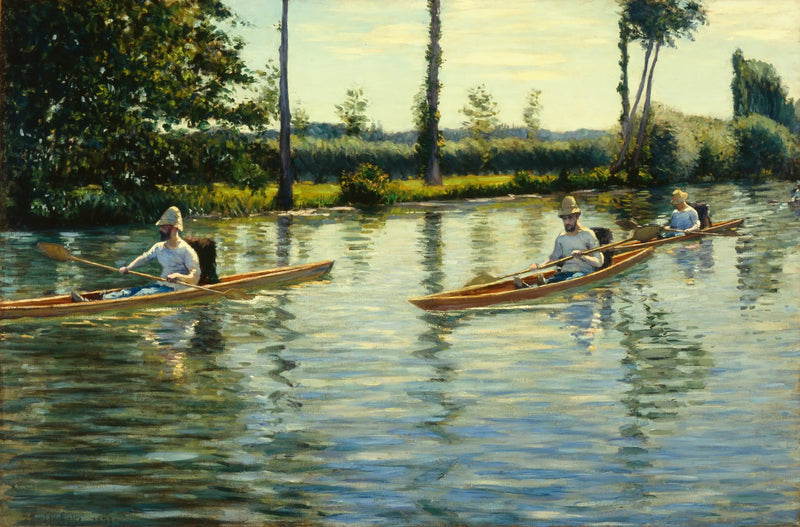 Perissoires on the Yerres - Gustave Caillebotte