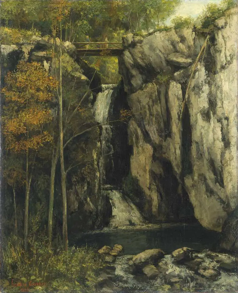 Le Gour de Conche - Gustave Courbet - Alpha Reproduction