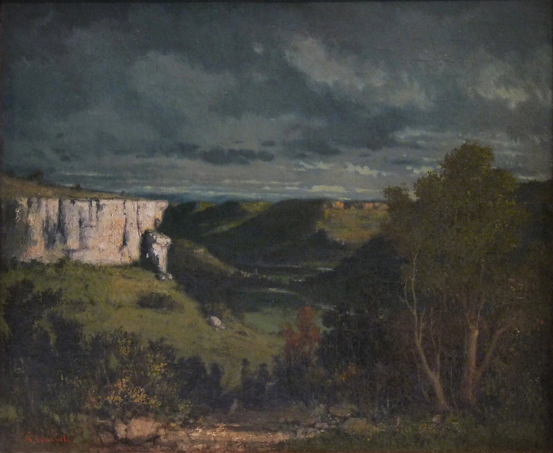 The Loue Valley, Stormy Weather - Gustave Courbet