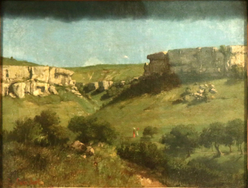 Landscape at Ornans - Gustave Courbet
