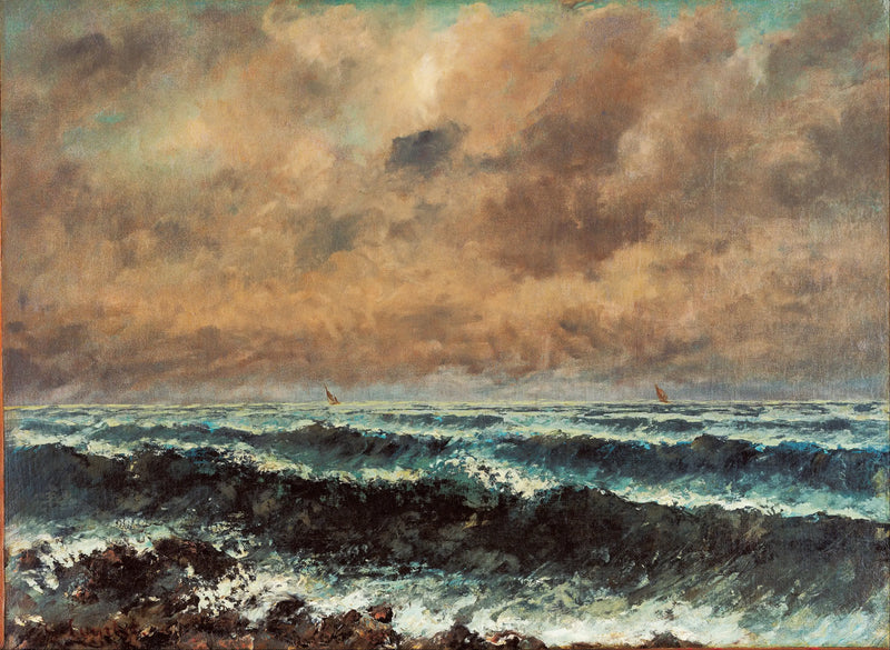 The Sea in Autumn - Gustave Courbet