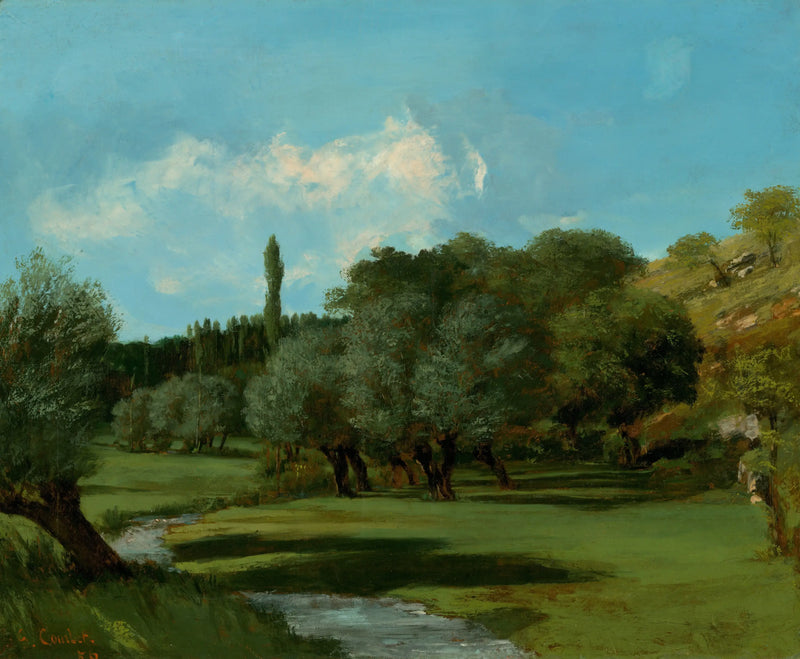 La Bretonnerie in the Indre department - Gustave Courbet