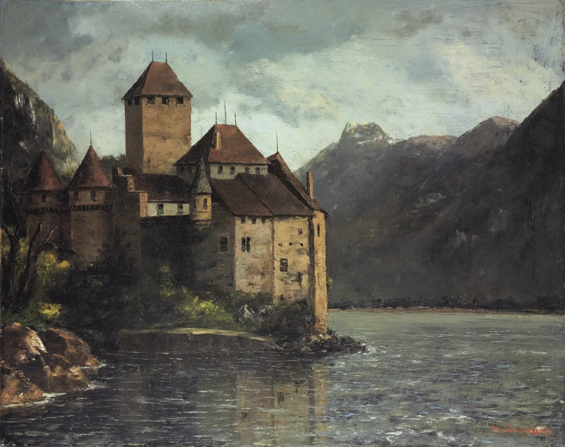 The Château de Chillon - Gustave Courbet