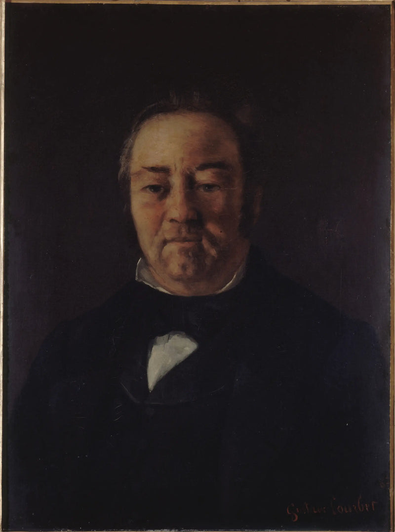 Portrait of Monsieur Corbinaud - Gustave Courbet