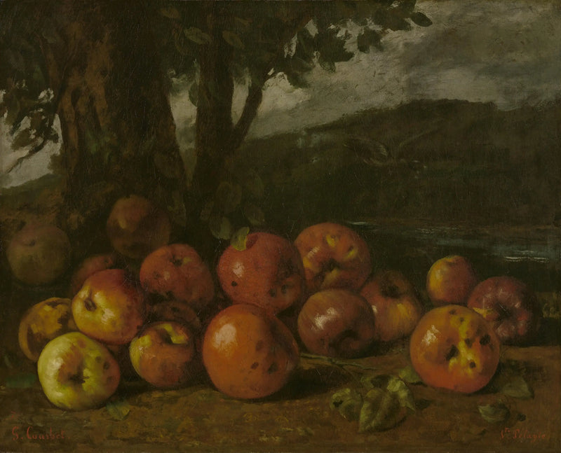 Still Life with Apples - Gustave Courbet
