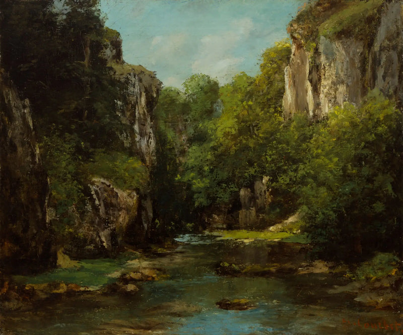 The River of the Black Wells - Gustave Courbet