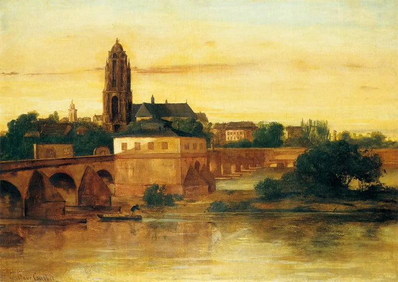 View of Frankfurt am Main - Gustave Courbet