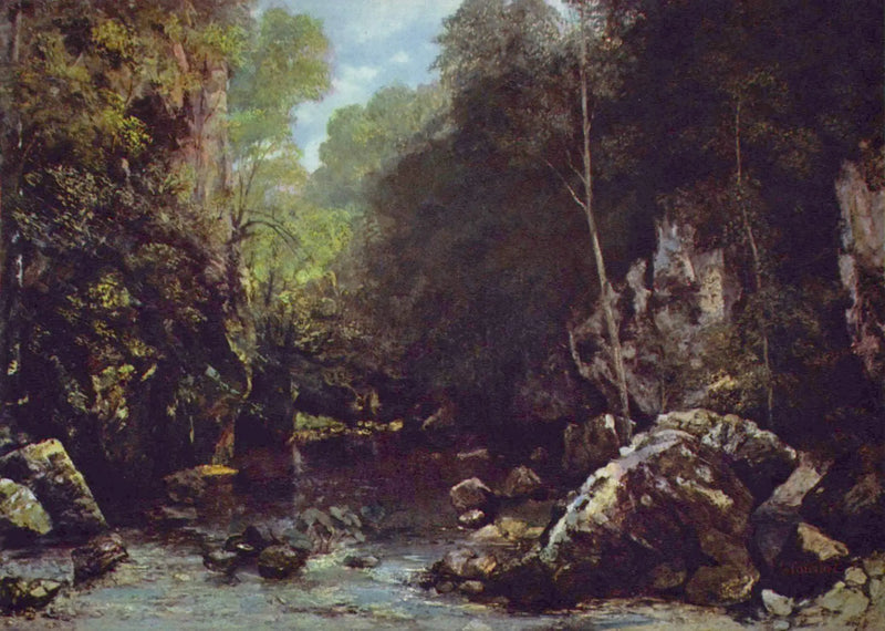 The Black Stream - Gustave Courbet