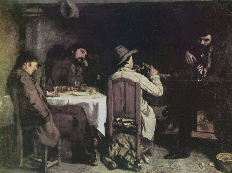 An Afternoon in Ornans - Gustave Courbet