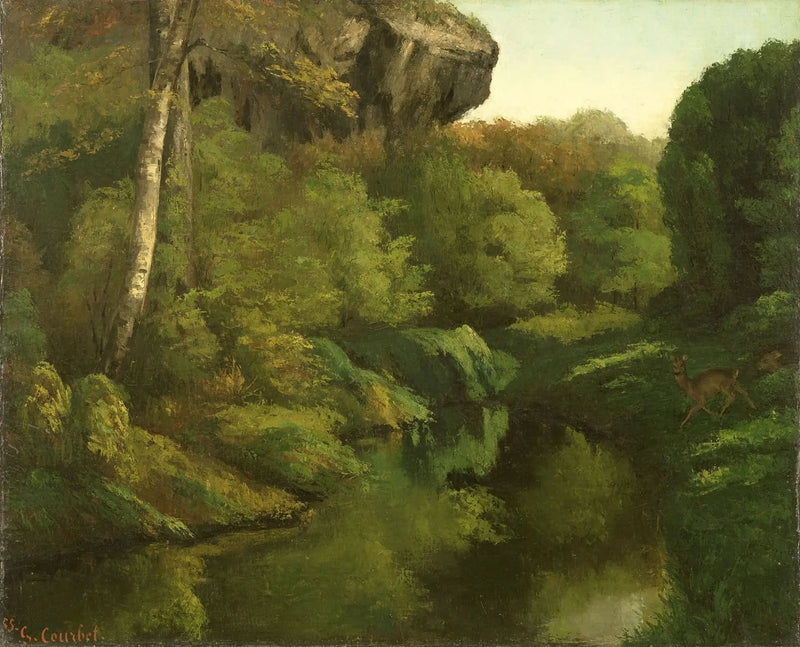 View of the Fontainebleau Forest - Gustave Courbet