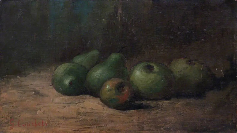 Still Life with Apples and Pears - Gustave Courbet