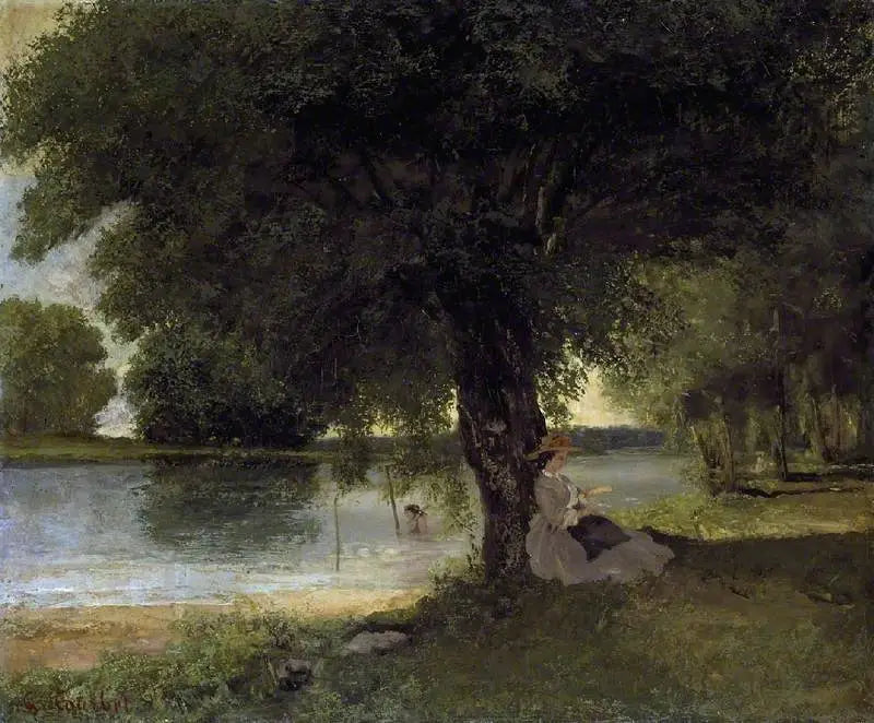 The Charente at Port-Bertaud - Gustave Courbet