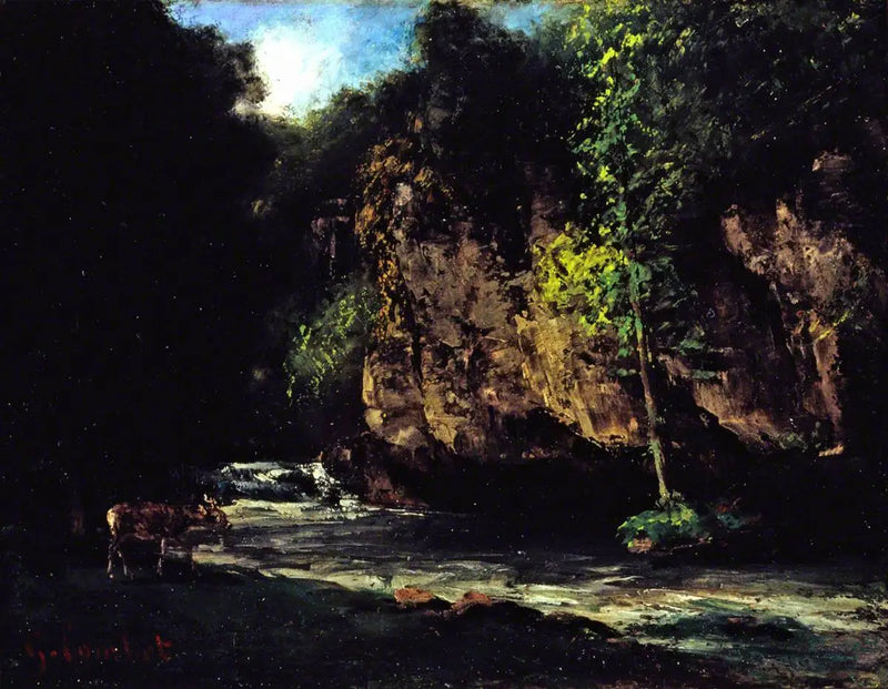 The Stream - Gustave Courbet