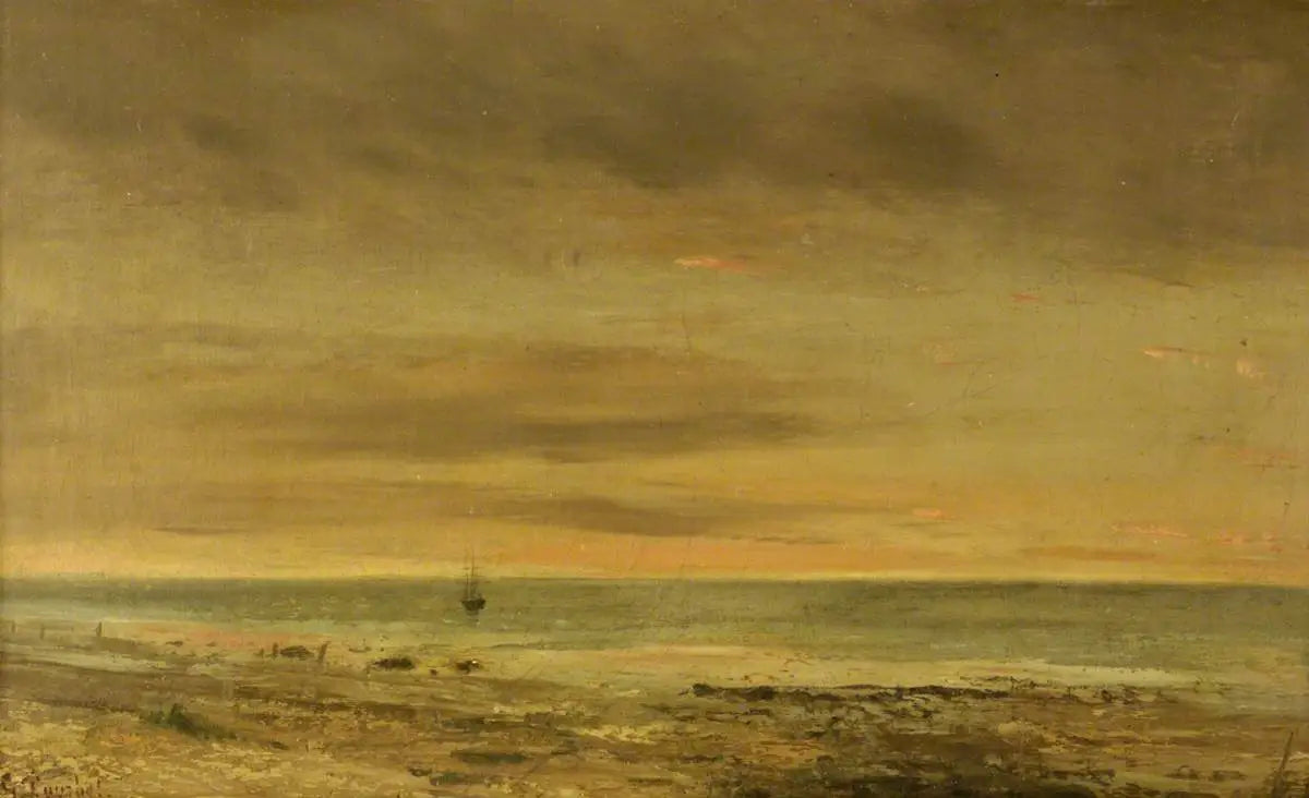 Seapiece à Honfleur - Gustave Courbet - Alpha Reproduction