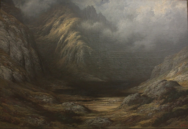 Lake in Scotland after the storm - Gustave Doré