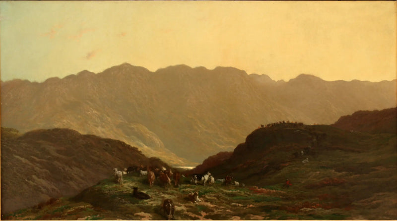 Landscape with Herd - Gustave Doré