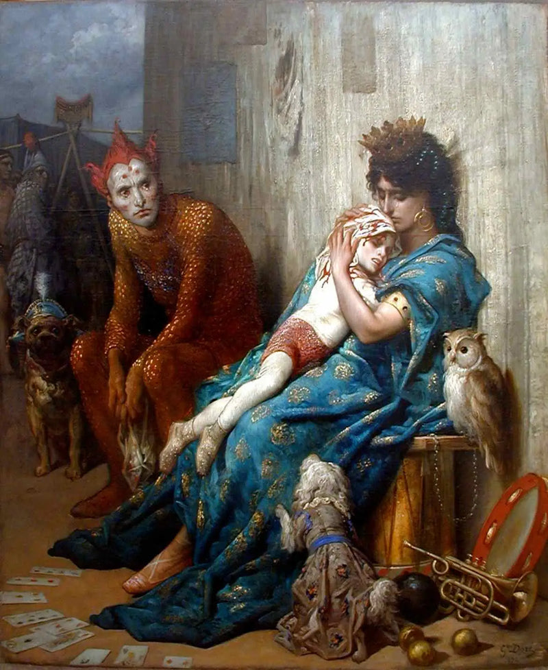The Saltimbanques - Gustave Doré