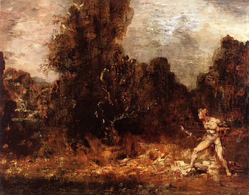 Hercules and the Lernean Hydra - Gustave Moreau