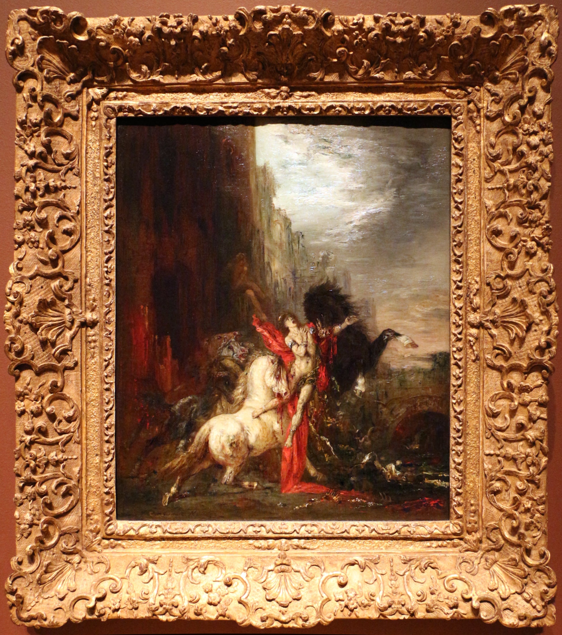 Diomède dévoré par ses chevaux - Gustave Moreau