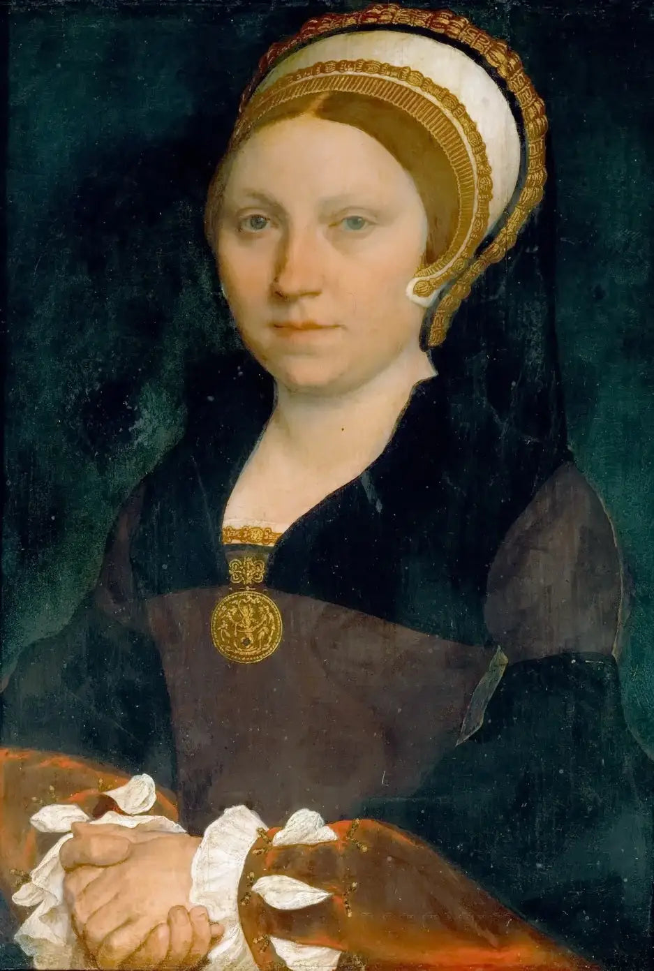 Portrait of an English lady - Hans Holbein le Jeune - Alpha Reproduction