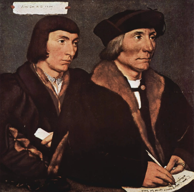Portrait of Thomas Godsalve and his Son John - Hans Holbein the Younger