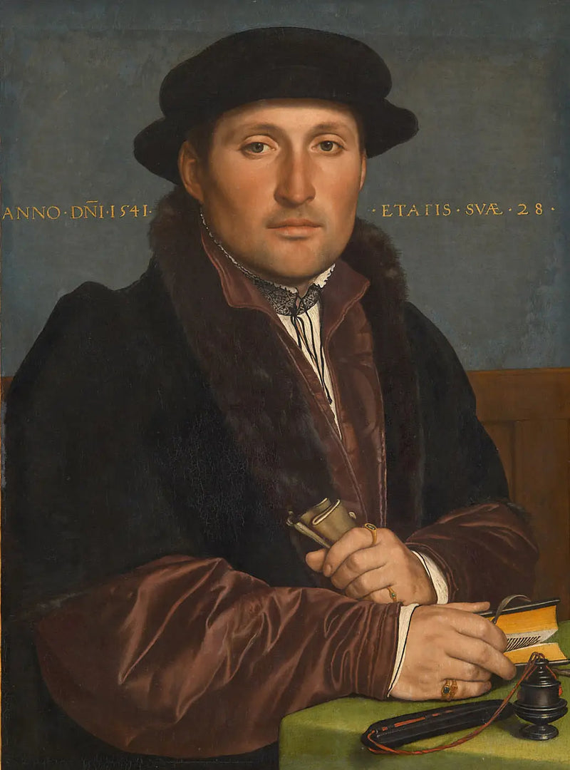 Portrait of a Young Merchant - Hans Holbein the Younger