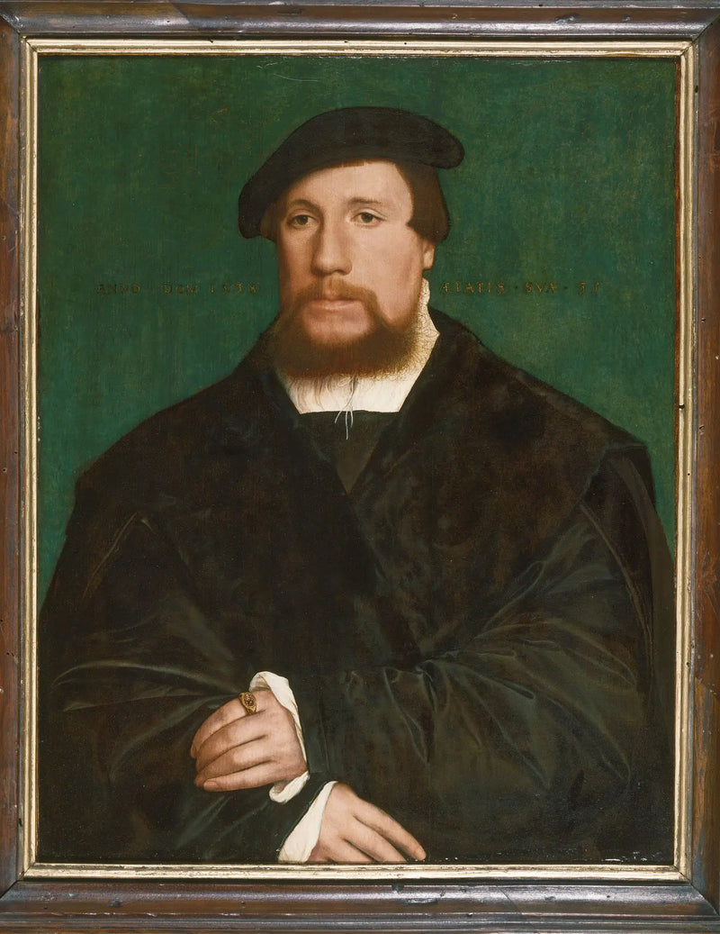 Portrait of a Hanseatic Merchant - Hans Holbein the Younger