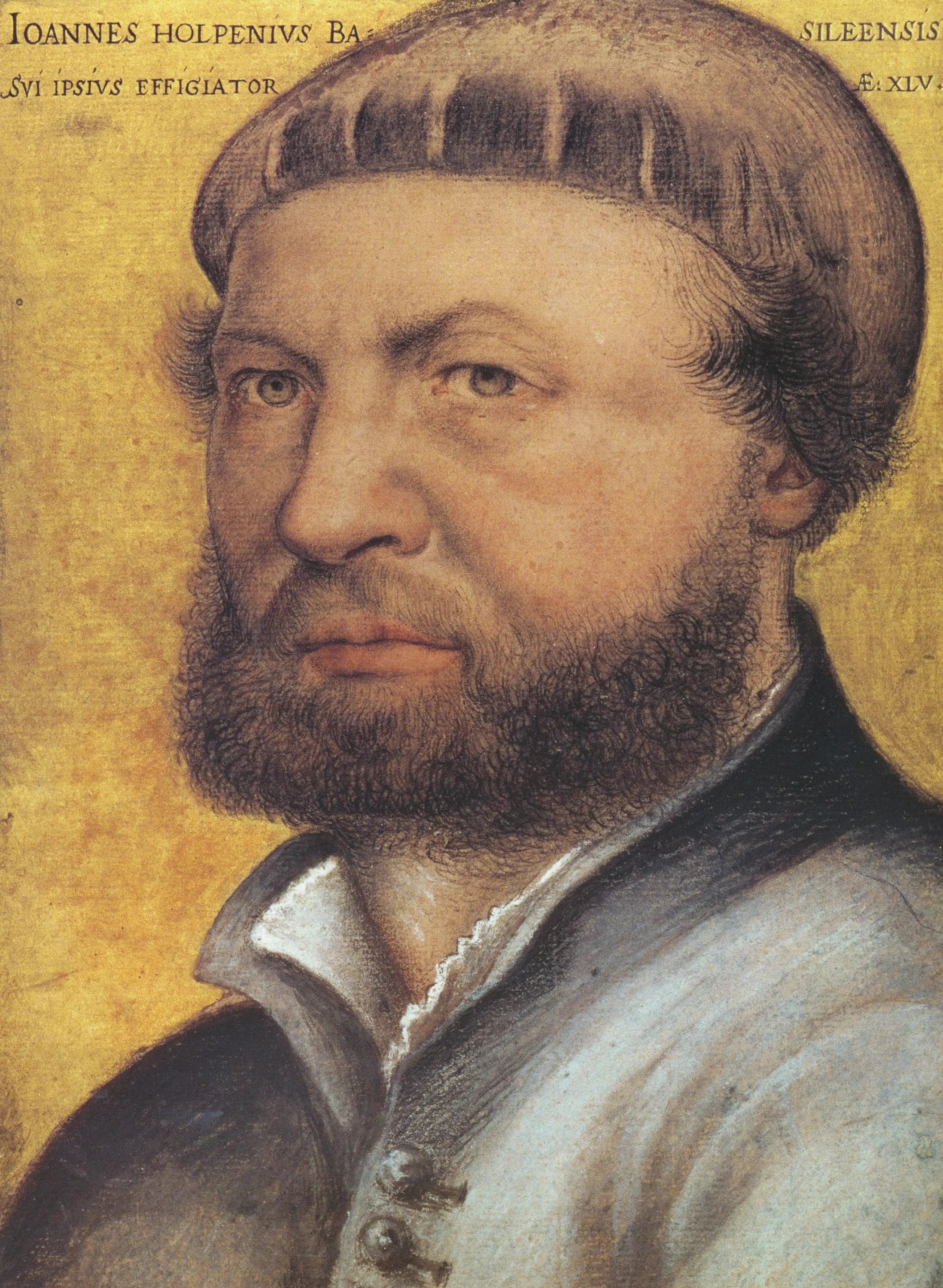 Autoportrait - Hans Holbein le Jeune - Alpha Reproduction
