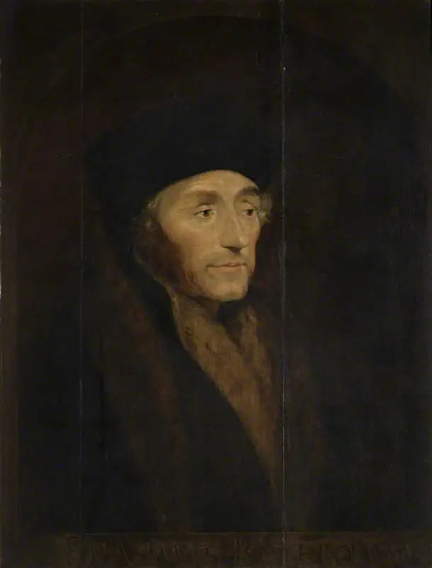 Erasmus of Rotterdam (1466–1536) Humanist and Theologian - Hans Holbein le Jeune - Alpha Reproduction