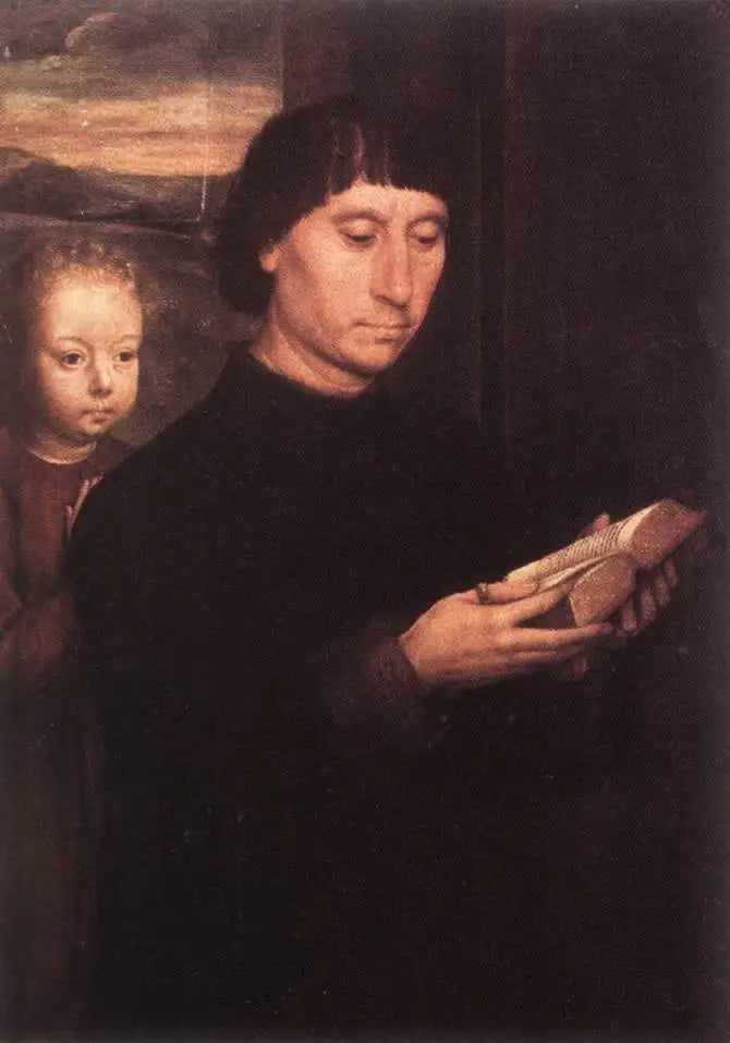 Portrait of a Male Donor - Hans Memling