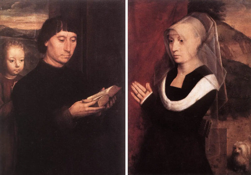Portraits of Two Donors - Hans Memling