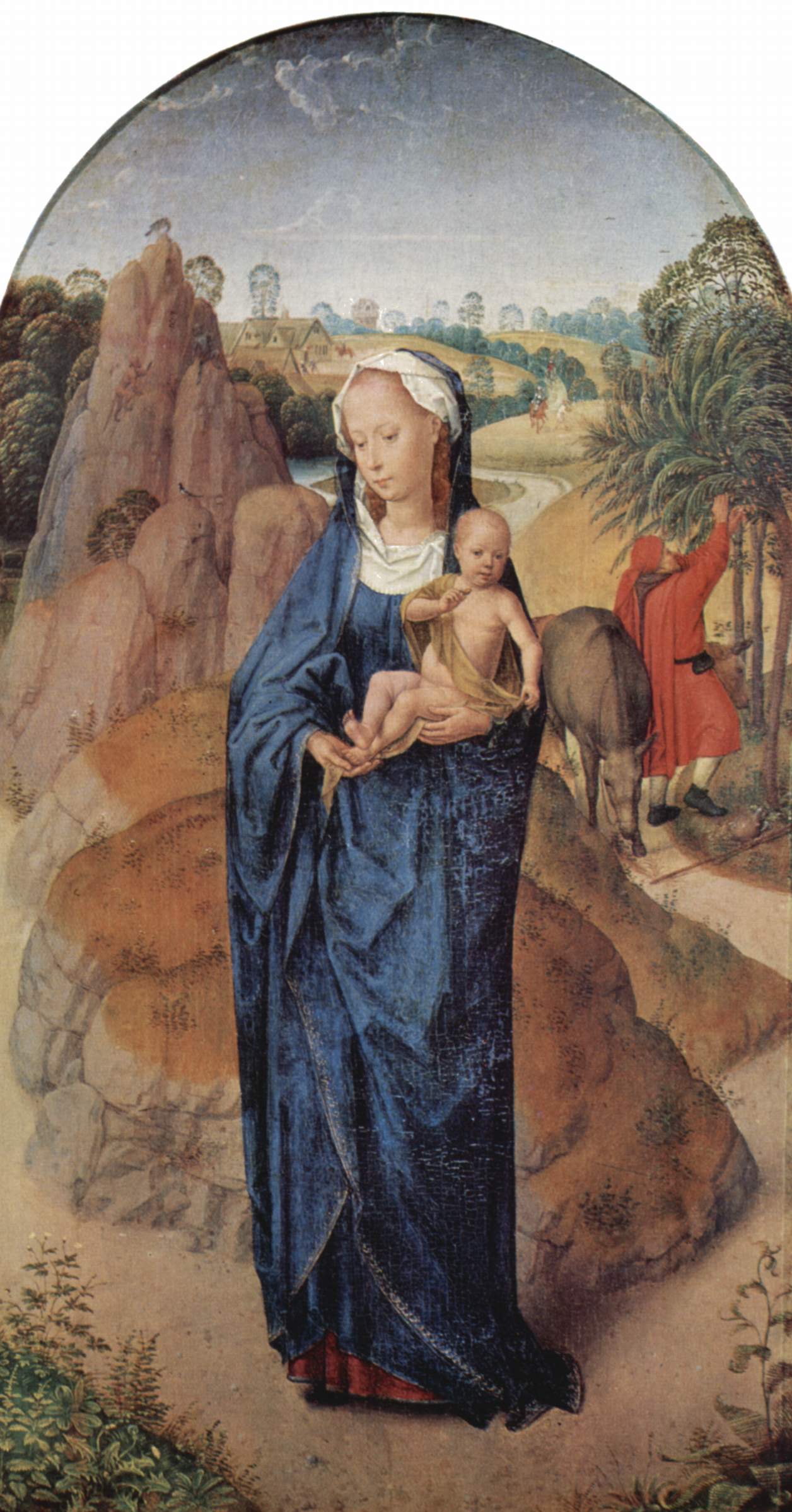 Repos pendant la fuite en Égypte - Hans Memling