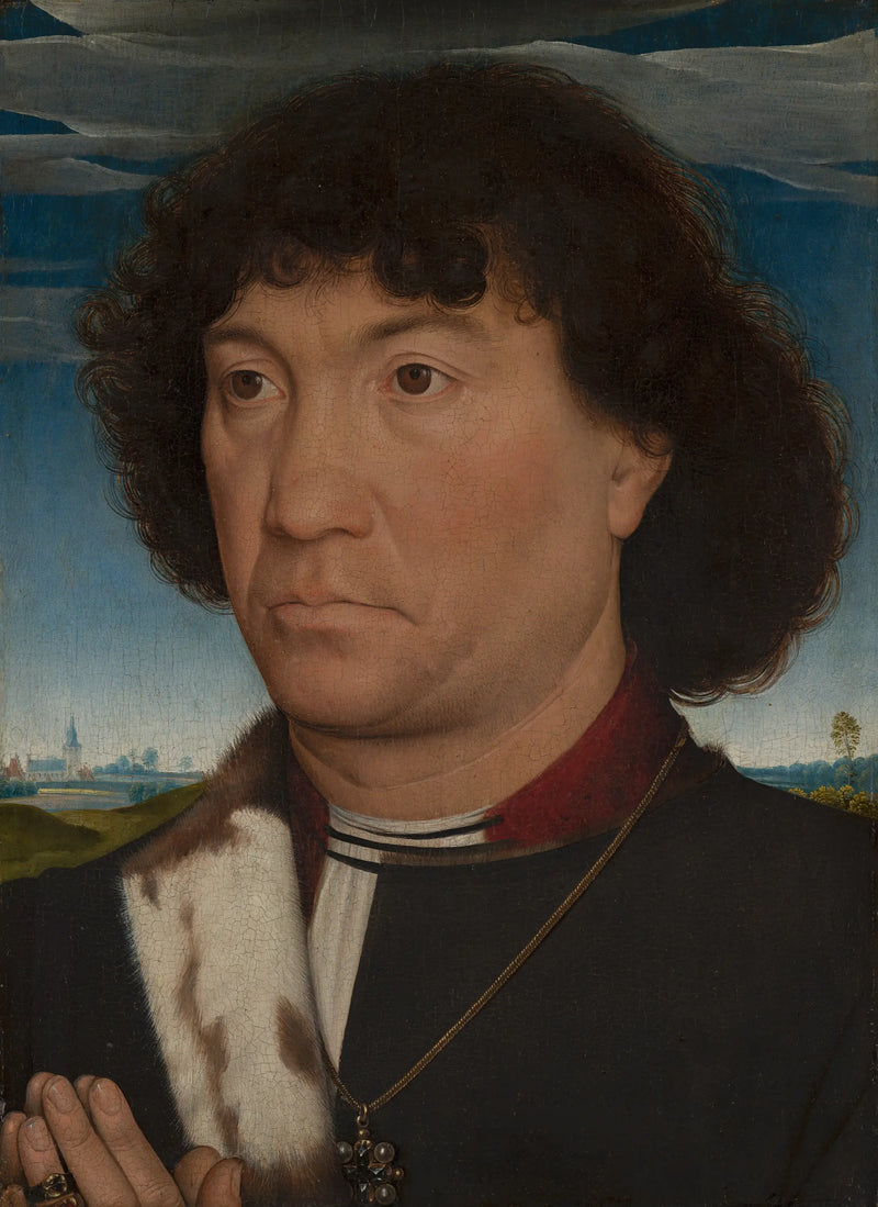 Portrait of a Man from the Lespinette Family - Hans Memling