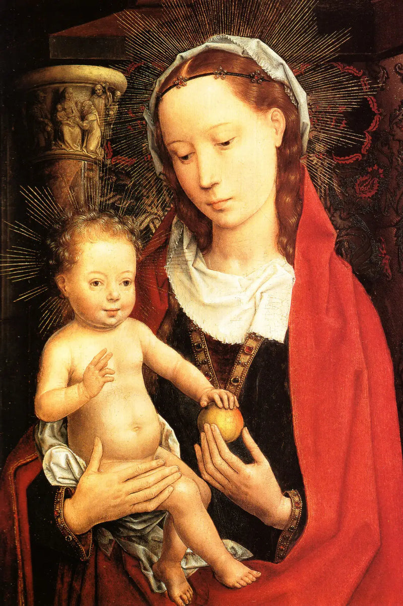Virgin and Child in Half-Length - Hans Memling